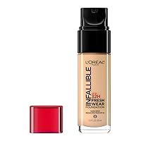 Makeup Infallible Up to 32 Hour Fresh Wear Lightweight Foundation, 440 Natural Rose, 1 Fl Oz, Packaging May Vary