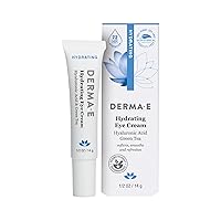 Hydrating Eye Cream – Firming and Lifting Hyaluronic Acid Treatment - Under Eye and Upper Eyelid Cream Reduces Puffiness and Appearance of Fine Lines, 0.5 oz