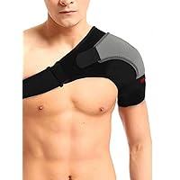 Adjustable Shoulder Brace Lightweight Gym Sports Therapy Neoprene Shoulder Support Strap Wrap for Men Women Dislocated AC Joint Pain Relieve, Injury Prevention and Recovery