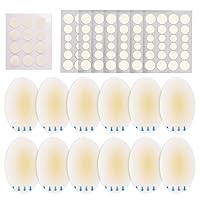 LotFancy Hydrocolloid Bandages, 12 Blister Pads and 252 Acne Patches, Pimple Patches for Face, Blister Bandages Cushion for Foot, Toe, Heel Blister Prevention & Recovery