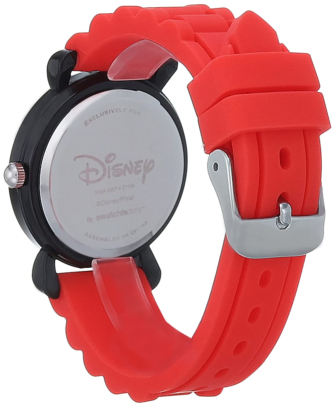 Disney The Incredibles Kids' Plastic Time Teacher Analog Quartz Silicone Strap Watch