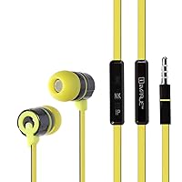 Bass Micro Yellow Earphones for Mobile Phone/Laptop/iPad/PC,in-Ear 0.35MM Earphones 4 Colors