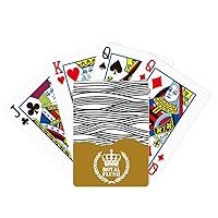 homeworld Woodcut Painting Line Wave Texture Royal Flush Poker Playing Card Game