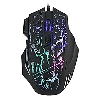 USB Wired Mouse Gaming 1000/1600 / 2400 / 3200DPI 7 Buttons with LED Colorful Breathing Light
