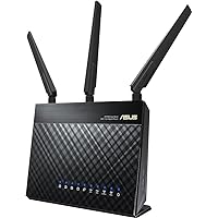 ASUS WiFi Router (RT-AC1900P) - Dual Band Gigabit Wireless Internet Router, 5 GB Ports, Gaming & Streaming, AiMesh Compatible, Free Lifetime Internet Security, Parental Control equivalent to RT-AC68U