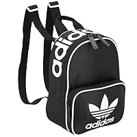 adidas Originals Women's Originals Santiago Mini Backpack, Black/White, One Size