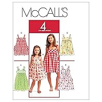 McCall's Patterns M5613 Children's/Girls' Dresses, Size CHJ (7-8-10-12-14)