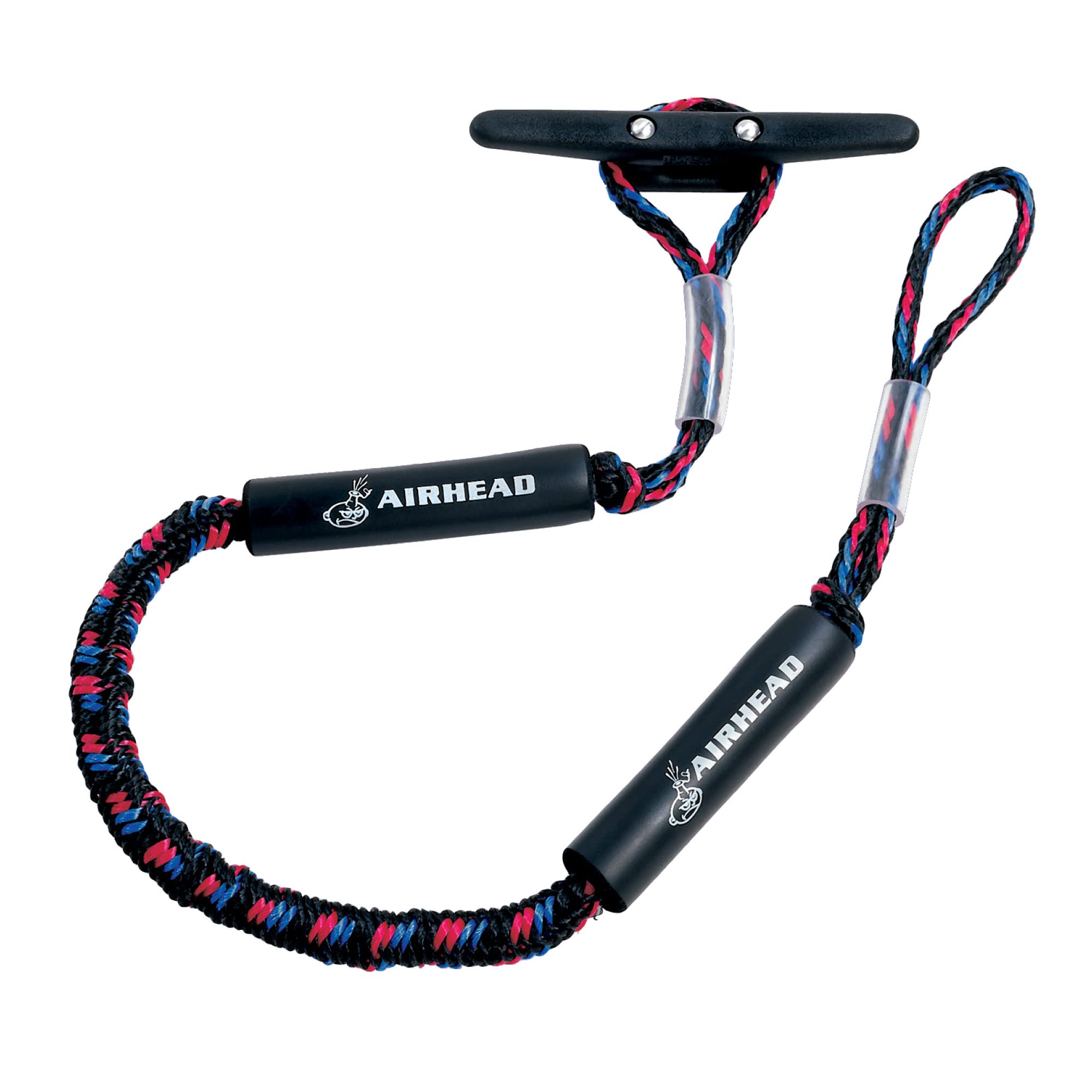 AIRHEAD AHDL-5 Bungee Dock LINE 5', 5-Feet, Black/blue/red