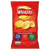 Walkers Classic Variety Crisps 6 X 25G