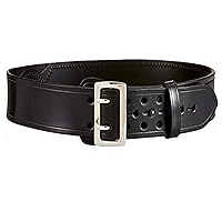 Aker Leather B03 Sam Browne Duty Belt, Half Leather-Lined, 2-1/4