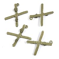 20 PCS Metal Antique Bronze Color Jewelry Making Supplies Charms Beading Crafting Wholesale 36709 Alphabet Letter X