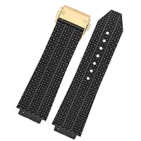 ADAARA For HUBLOT BIG BANG Silicone Watch Strap 26mm x 19mm 25mm x 17mm Waterproof Watch Strap Rubber Watch Strap