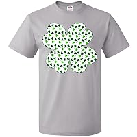 inktastic St. Patrick's Day Clover with Shamrock Pattern T-Shirt