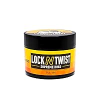 AllDay Locks Lock N Twist | Locking Gel, Re-Twist Locks, Supreme Hold | Smooths & Tames Frizz, Flake Free, Soft Finish | 5 oz