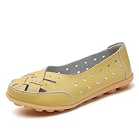 Orthopedic Loafers in Breathable Leather Women's Comfortable Loafer Casual Leather Fashion Flats Breathable Shoes
