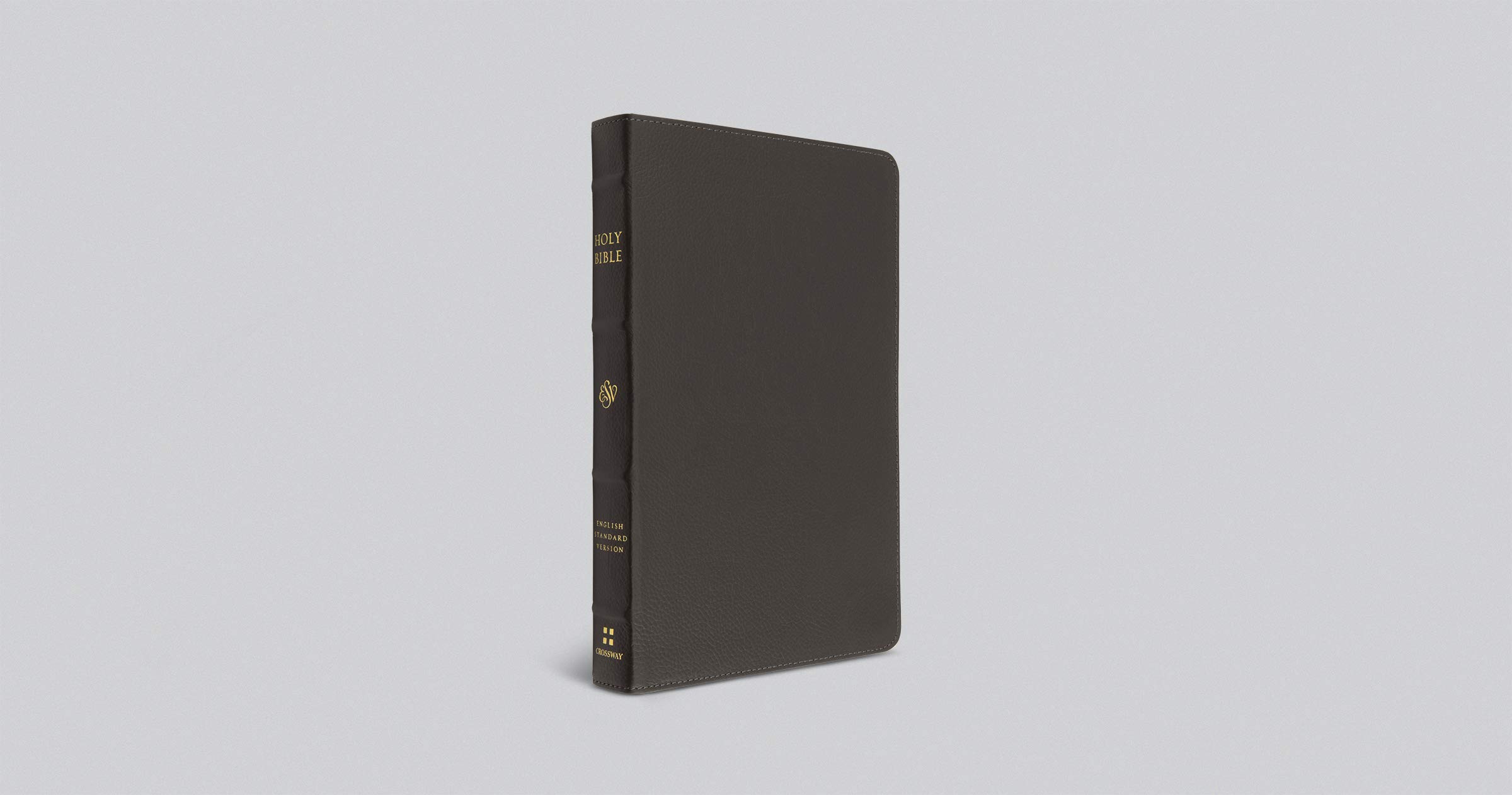 ESV Thinline Bible (Buffalo Leather, Deep Brown)