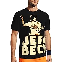 T Shirt Jeff Beck Man's Fashion Sports Tops Summer Round Neck Short Sleeves Tee