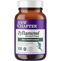 New Chapter Sleep Aid – Zyflamend Nighttime for Sleep Support with Turmeric + Valerian Root + Lemon Balm + Holy Basil, Vegetarian Capsules, 60 Count