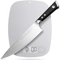 Greater Goods Kitchen Scale and Chef’s Knife Bundle, Upgrade Your Kitchen with The Finest Essentials, for All Aspiring Chefs, Products Designed in St. Louis.