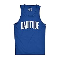 Mens Daditude Fitness Tank Funny Fathers Day Dad Attitude Hilarious Gift for Papa Shirt