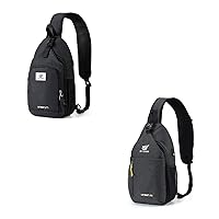 SKYSPER Sling Bag RFID Crossbody Sling Bag and Multipurpose Travel Crossbody Sling Bag for Men Women(Black)