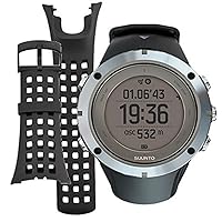 Suunto Ambit3 Peak GPS Watch (Sapphire with Spare Replacement Band Bundle)