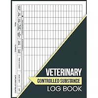 Veterinary Controlled Substance Log Book: Large A4 Size Veterinary Logbook To Document Patient Medication Usage, Veterinarians Register Controlled Drugs/ Substances Record Book