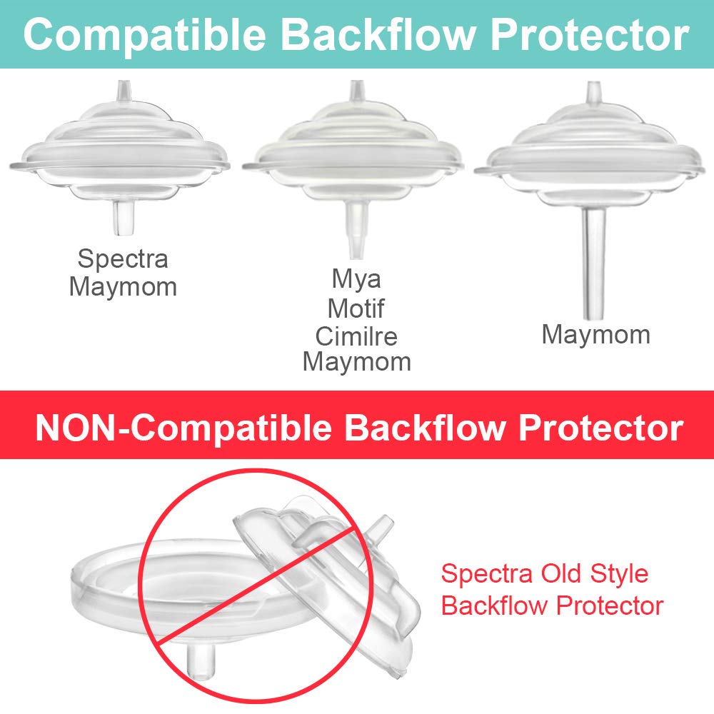 Maymom Silicone Membrane Duckbill Valve Compatible with Spectra S2 S1 9 Plus Synergy Gold; Inc Backflow Protector Membrane Duckbill Valve Not Original Spectra Replacement Pump Parts S2 S1 Accessories