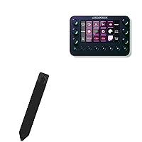 BoxWave Stylus Pouch Compatible with Loupedeck Live - Stylus PortaPouch, Stylus Holder Carrier Portable Self-Adhesive for Loupedeck Live - Jet Black