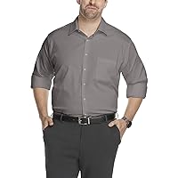 Van Heusen Men's BIG FIT Dress Shirt Stain Shield Stretch (Big and Tall)