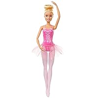 Ballerina Doll with Ballerina Outfit, Tutu, Sculpted Toe Shoes and Ballet-Posed Arms for Ages 3 and Up