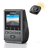【Bundle: VIOFO A119 Mini 2 + Blutooth Remote Control】 VIOFO Mini Dash Cam Front A119 Mini 2, STARVIS 2 Sensor, 2K 60fps/HDR 30fps Voice Control Car Dash Camera with 5GHz Wi-Fi GPS, 24H Parking Mode
