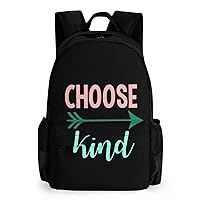 Choose Kind Travel Laptop Backpack for Men Women Casual Basic Bag Hiking Backpacks Work