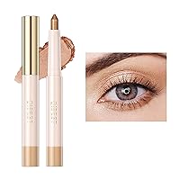 Shimmer Glitter Eyeshadow Stick - 6 Colors Pearlescent Fine Highlighter Eye Shadow Stick High Pigment Long Lasting Waterproof Eye Shadow & Liners (2#)