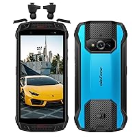 Ulefone Armor 15 Rugged Smartphone with TWS Earbuds, Android 12 6GB+128GB Waterproof Cell Phone