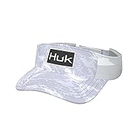 HUK Men's Huk'd, Anti-Glare Fishing Visor with Velcro Closure
