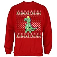 Old Glory Big Tree Rex T Rex Ugly Christmas Sweater Mens Sweatshirt
