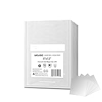 Wevac Quart 8 × 12 Inch, 200 Count, Vacuum Sealer Bags for Food Saver, Seal a Meal, Weston. Commercial Grade, BPA Free, Heavy Duty, Great for vac storage, Meal Prep or Sous Vide