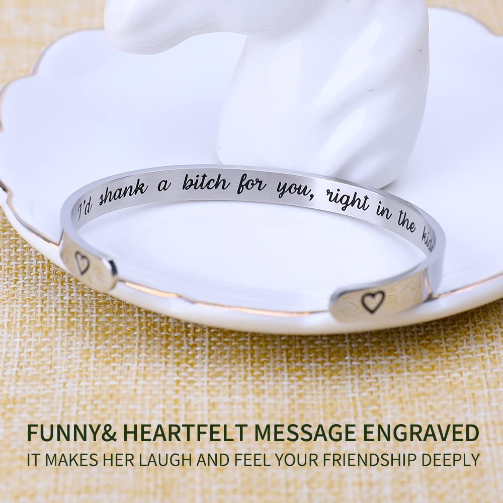 DUMBEN Hidden Message Bracelet - Meaningful gifts for Women, Great Friend Gifts, Unique Friendship Jewelry, Perfect Birthday Gifts for Women Freind BFF Sister..…