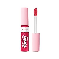 COVERGIRL Clean Fresh Yummy Gloss – Lip Gloss, Sheer, Natural Scents, Vegan Formula - You’re Just Jelly