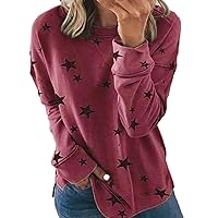 Sweatshirt for Women Graphic Plus Size Comfy Long Sleeve Shirts Casual Fashion Fall Winter Basic Crewneck Pullover Teen Tops