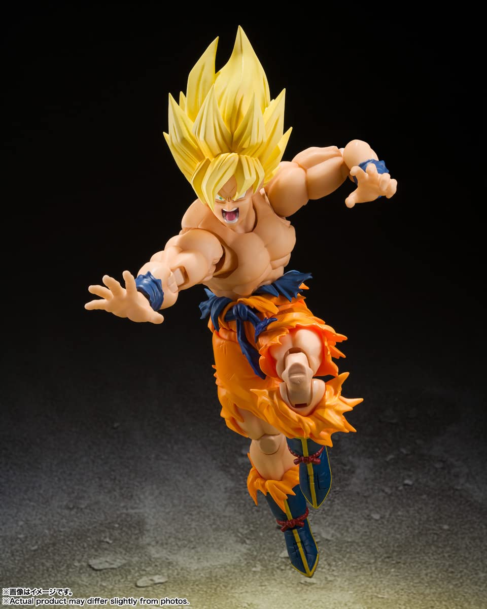 TAMASHII NATIONS - Dragon Ball Z - Super Saiyan Son Goku - Legendary Super Saiyan, Bandai Spirits S.H.Figuarts Action Figure