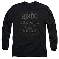 ACDC Rock Label Unisex Adult Long-Sleeve T Shirt for Men and Women