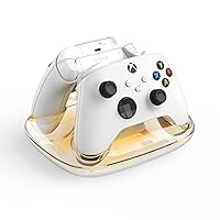 8Bitdo Dual Charging Dock for Xbox Wireless Controllers, Xbox Charging Station with Magnetic Secure Charging for Xbox Series X|S & Xbox One Controller (White)