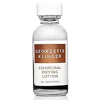 Georgette Klinger Charcoal Drying Lotion - Clear Skin Overnight: Gentle, Fast-Acting Salicylic Acid Spot Treatment with Calamine for Acne, Blemishes, and Safe for All Skin Types -1 oz