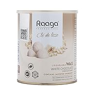 Smooth Hair Removal Wax, 27.05 Fl Oz (800ml), with White Chocolate, Liposoluble Body Wax, Hair Remover for Dry Skin