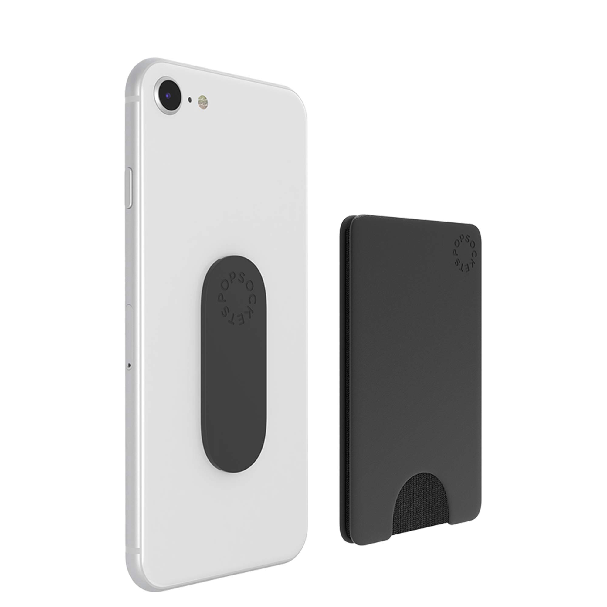 PopSockets Phone Wallet, Phone Card Holder - Black