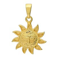Awesome Looking Sun Religious Jewelry Pendant