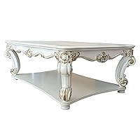 Rectangular Coffee Table, Antique Pearl
