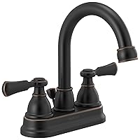 Peerless P2665LF-OB Elmhurst Two-Handle Bath Faucet Centerset, Oil-Rubbed Bronze